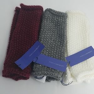 ๐๏ธ REBECCA MINKOFF Simple Solid Wrist Warmers